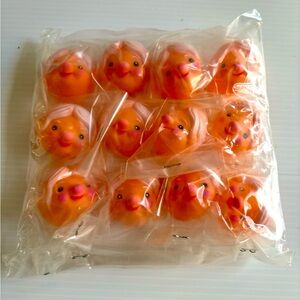 Vintage Plastic Doll Faces Set of 12 Craft Supply